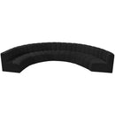  Manufacturer Color_Black -- Meridian Arc Stationary Fabric Sofa IMAGE 5