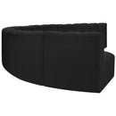  Manufacturer Color_Black -- Meridian Arc Stationary Fabric Sofa IMAGE 6
