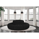  Manufacturer Color_Black -- Meridian Arc Stationary Fabric Sofa IMAGE 2