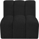  Manufacturer Color_Black -- Meridian Arc Stationary Fabric Chair IMAGE 4