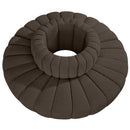 Meridian Arc Brown Boucle Fabric 8 pc Modular Sectional IMAGE 3