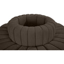  Manufacturer Color_Brown -- Arc 90" Brown Boucle Fabric Upholstered 8 pc Modular Sectional IMAGE 4