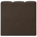  Manufacturer Color_Brown -- Arc Brown Boucle Fabric Upholstered Modular Straight Chair IMAGE 3