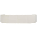  Manufacturer Color_Cream -- Arc 161" Cream Boucle Fabric Upholstered 10 pc Modular Sectional IMAGE 3