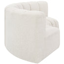 Meridian Arc Cream Boucle Fabric 3 pc Modular Sectional IMAGE 6