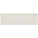  Manufacturer Color_Cream -- Arc 89.5" Cream Boucle Fabric Upholstered 3 pc Modular Sectional IMAGE 3