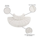  Manufacturer Color_Cream -- Arc 90" Cream Boucle Fabric Upholstered 4 pc Modular Sectional IMAGE 8