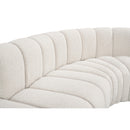  Manufacturer Color_Cream -- Arc 170" Cream Boucle Fabric Upholstered 7 pc Modular Sectional IMAGE 8