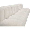  Manufacturer Color_Cream -- Arc 170" Cream Boucle Fabric Upholstered 7 pc Modular Sectional IMAGE 9