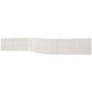 Manufacturer Color_Cream -- Arc 197" Cream Boucle Fabric Upholstered 8 pc Modular Sectional IMAGE 3