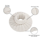  Manufacturer Color_Cream -- Arc 90" Cream Boucle Fabric Upholstered 8 pc Modular Sectional IMAGE 7