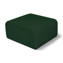  Manufacturer Color_Green -- Arc Green Boucle Fabric Upholstered Modular Ottoman IMAGE 1