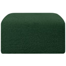  Manufacturer Color_Green -- Arc Green Boucle Fabric Upholstered Modular Ottoman IMAGE 5
