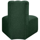  Manufacturer Color_Green -- Arc Green Boucle Fabric Upholstered Modular Reverse Corner Chair IMAGE 3