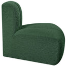 Meridian Arc Green Boucle Fabric Reverse Corner IMAGE 7