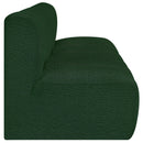  Manufacturer Color_Green -- Arc 89.5" Green Boucle Fabric Upholstered 3 pc Modular Sectional IMAGE 6