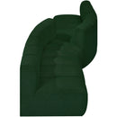  Manufacturer Color_Green -- Arc 108" Green Boucle Fabric Upholstered 4 pc Modular Sectional IMAGE 4
