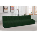  Manufacturer Color_Green -- Arc 119" Green Boucle Fabric Upholstered 4 pc Modular Sectional IMAGE 2