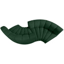  Manufacturer Color_Green -- Arc 102" Green Boucle Fabric Upholstered 4 pc Modular Sectional IMAGE 6