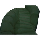  Manufacturer Color_Green -- Arc 102" Green Boucle Fabric Upholstered 4 pc Modular Sectional IMAGE 7