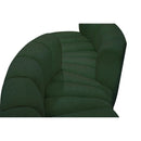  Manufacturer Color_Green -- Arc 145" Green Boucle Fabric Upholstered 6 pc Modular Sectional IMAGE 4
