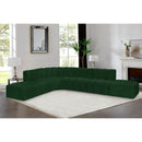  Manufacturer Color_Green -- Arc 172" Green Boucle Fabric Upholstered 7 pc Modular Sectional IMAGE 2