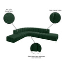  Manufacturer Color_Green -- Arc 172" Green Boucle Fabric Upholstered 7 pc Modular Sectional IMAGE 7