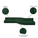  Manufacturer Color_Green -- Arc 170" Green Boucle Fabric Upholstered 7 pc Modular Sectional IMAGE 12