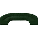 Manufacturer Color_Green -- Arc 150" Green Boucle Fabric Upholstered 8 pc Modular Sectional IMAGE 5
