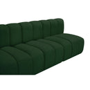  Manufacturer Color_Green -- Arc 197" Green Boucle Fabric Upholstered 8 pc Modular Sectional IMAGE 8