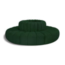  Manufacturer Color_Green -- Arc 90" Green Boucle Fabric Upholstered 8 pc Modular Sectional IMAGE 1