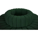 Meridian Arc Green Boucle Fabric 8 pc Modular Sectional IMAGE 4