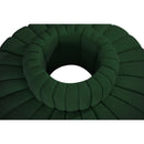 Meridian Arc Green Boucle Fabric 8 pc Modular Sectional IMAGE 5