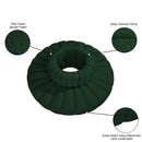  Manufacturer Color_Green -- Arc 90" Green Boucle Fabric Upholstered 8 pc Modular Sectional IMAGE 7