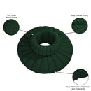 Meridian Arc Green Boucle Fabric 8 pc Modular Sectional IMAGE 7