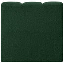  Manufacturer Color_Green -- Arc Green Boucle Fabric Upholstered Modular Straight Chair IMAGE 3