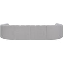  Manufacturer Color_Grey -- Arc 161" Grey Boucle Fabric Upholstered 10 pc Modular Sectional IMAGE 3