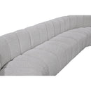  Manufacturer Color_Grey -- Arc 161" Grey Boucle Fabric Upholstered 10 pc Modular Sectional IMAGE 8