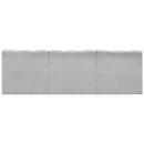  Manufacturer Color_Grey -- Arc 89.5" Grey Boucle Fabric Upholstered 3 pc Modular Sectional IMAGE 3