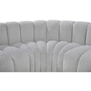  Manufacturer Color_Grey -- Arc 162" Grey Boucle Fabric Upholstered 7 pc Modular Sectional IMAGE 8