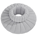 Meridian Arc Grey Boucle Fabric 8 pc Modular Sectional IMAGE 3