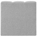  Manufacturer Color_Grey -- Arc Grey Boucle Fabric Upholstered Modular Straight Chair IMAGE 3