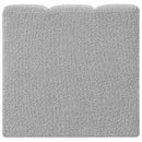 Meridian Arc Grey Boucle Fabric Straight Chair IMAGE 3