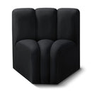  Manufacturer Color_Black -- Meridian Arc Stationary Fabric Chair IMAGE 1