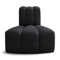 Meridian Arc Black Velvet Reverse Corner IMAGE 1