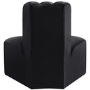 Meridian Arc Black Velvet Reverse Corner IMAGE 3
