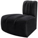  Manufacturer Color_Black -- Meridian Arc Stationary Fabric Chair IMAGE 6