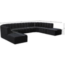  Manufacturer Color_Black -- Meridian Arc Stationary Fabric Sofa IMAGE 16