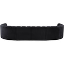  Manufacturer Color_Black -- Meridian Arc Stationary Fabric Sofa IMAGE 3