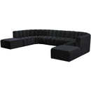 Manufacturer Color_Black -- Meridian Arc Stationary Fabric Sofa IMAGE 5